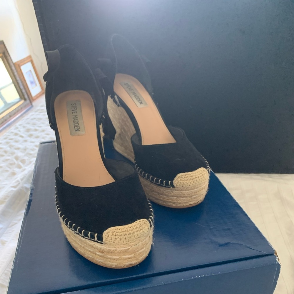 Steve Madden Espadrilles w/ Ribbon Ties